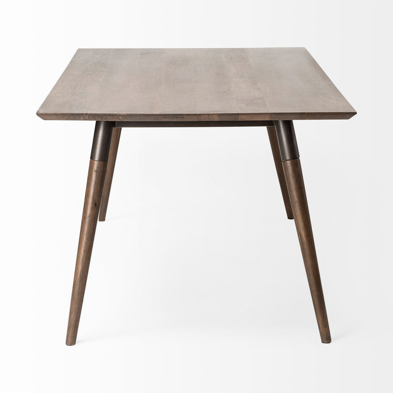 72" Solid Wood Dining Room Table - Brown