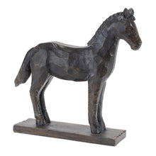 Load image into Gallery viewer, Poly Figurine Tabletop Sculpture (Set of 2) - Black
