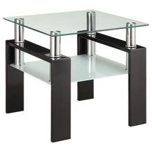 Load image into Gallery viewer, Samantha - 1 Shelf Square End Table - Black
