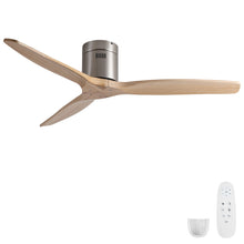 Load image into Gallery viewer, Low Profile Flush Mount Ceiling Fan Without Light
