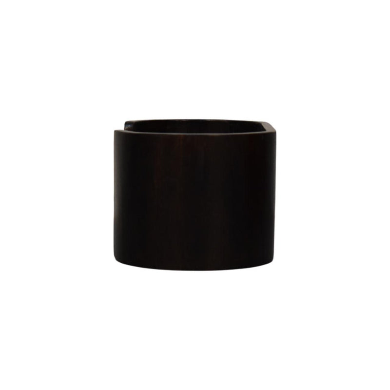 Solid Wood One Drawer Floating Nightstand - Mocha
