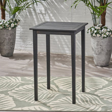 Load image into Gallery viewer, Outdoor Minimalist Acacia Wood Square Bar Table
