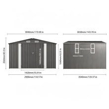 Load image into Gallery viewer, Outdoor Storage Shed With Lockable Doors
