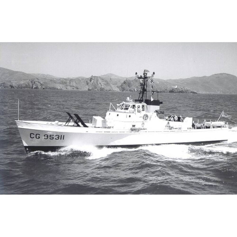 Hand Painted Model Boat (624446) - Gray