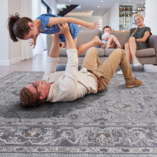 Load image into Gallery viewer, Marfi - 6' X 9' Oriental Area Rug - Ivory / Gray
