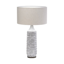 Load image into Gallery viewer, Lamp Base LED With Beige Shade - Gray
