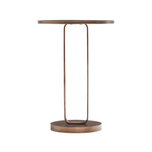 Load image into Gallery viewer, Tareel - Round Accent Table With Open Oval Pedestal - Antique Bronze
