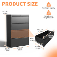 Load image into Gallery viewer, Premium Drawer Metal Lateral File Cabinet With Lock
