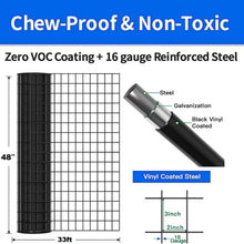 Load image into Gallery viewer, Vinyl-Coated Metal Welded Wire Fence For Poultry Cage Protection
