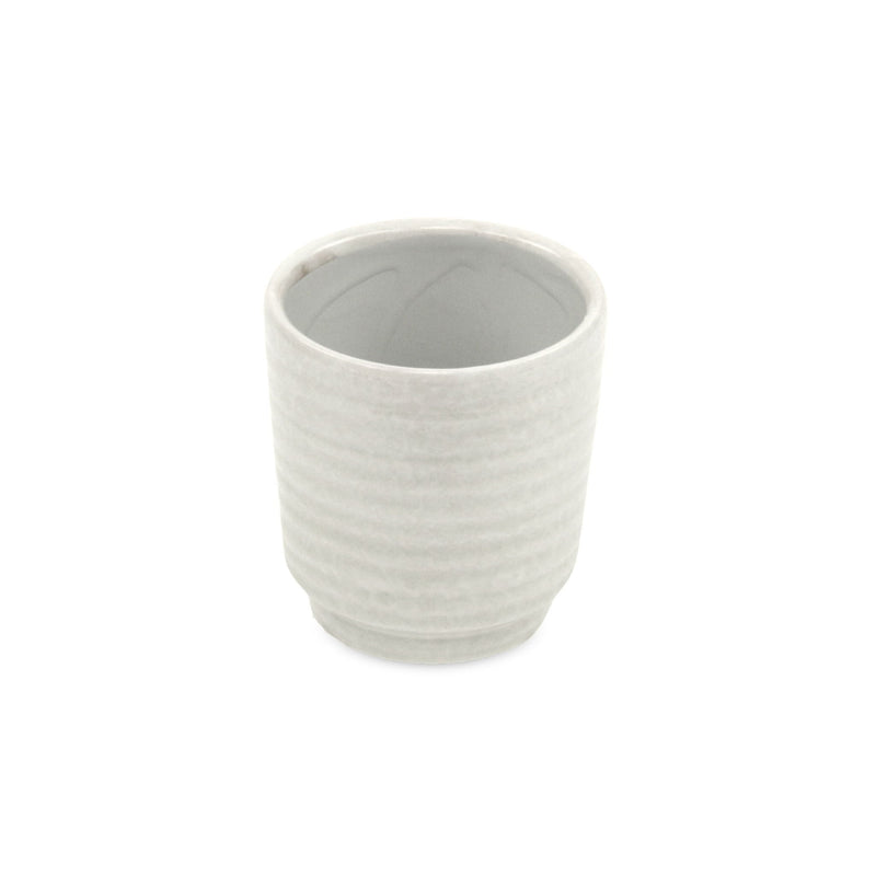 Round Pot Planter (487472) - White