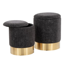 Load image into Gallery viewer, Marla - Contemporary Nesting Ottoman Set
