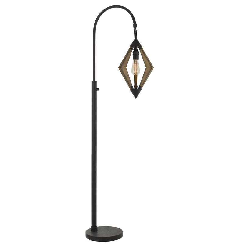 Traditional Shaped Floor Lamp - Black