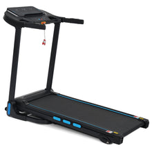 Load image into Gallery viewer, 3.5Hp Hydraulic System Auto Foldable Treadmill With Incline, Heart Rate Sensors, Type C &amp; USB Charge, Bluetooth Speaker - Black
