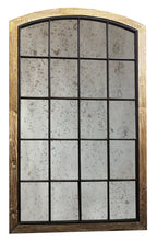 Load image into Gallery viewer, 73" Arch Solid Framed Antiqued Glass Full Length Hanging Mirror - Brown
