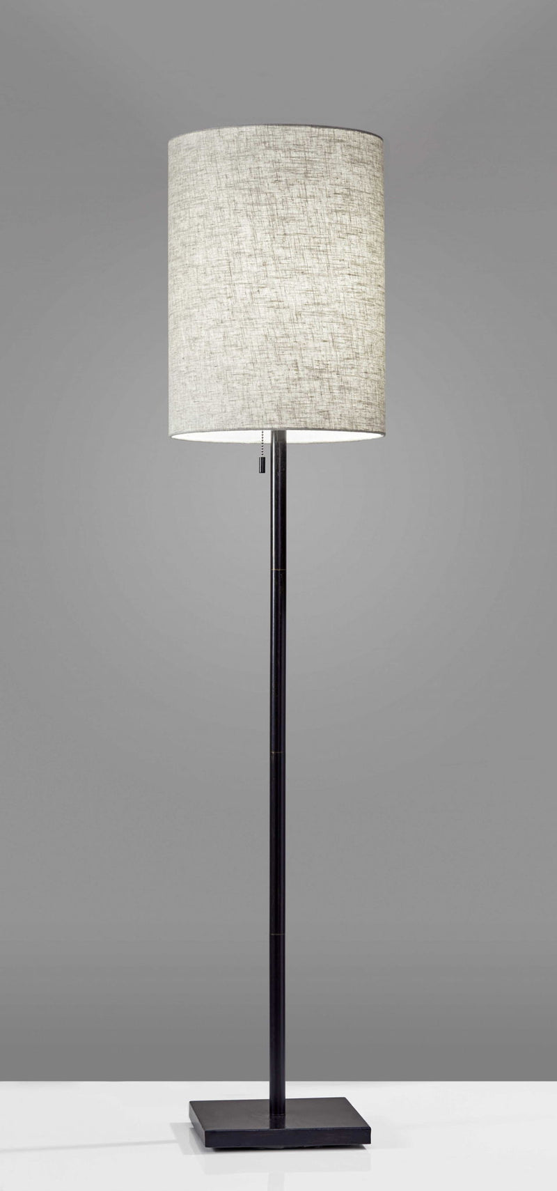 Floor Lamp Classic Silhouette - Dark Bronze / Beige