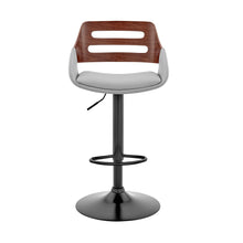 Load image into Gallery viewer, 43" Swivel Low Back Adjustable Height Bar Chair - Gray
