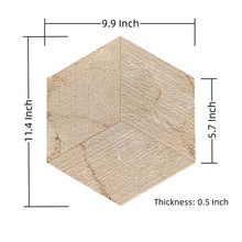 Load image into Gallery viewer, Hexagon Natural Marble Polished Tile For Wall And Floor (Set of 12)
