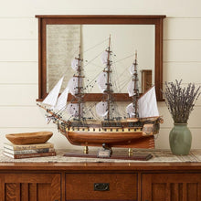 Load image into Gallery viewer, Hand Painted Model Boat (624636) - Light Brown
