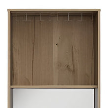 Load image into Gallery viewer, Wood Bar Cabinet With Two Doors - Oak
