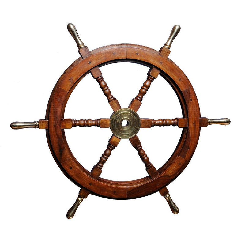 Ship Wheel - Brown
