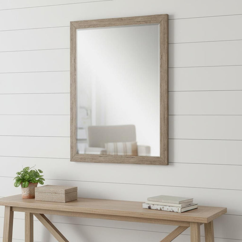 43" Accent Mirror - Light Brown