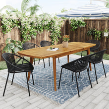 Load image into Gallery viewer, Stackable Outdoor Chairs With Breathable Plastic Backrest (Set of 2)
