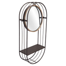 Load image into Gallery viewer, Industrial Mirror Shelf - Gray
