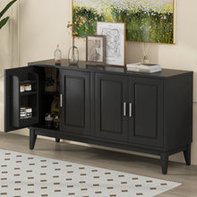 Load image into Gallery viewer, 4 Door Sideboard Storage Cabinet With Door Shelf
