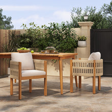 Load image into Gallery viewer, Outdoor Dining Chairs With Mix Rope Handles (Set of 2)
