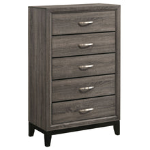 Load image into Gallery viewer, Gregory - 5 Drawer Chest - Smoke Gray
