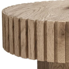 Load image into Gallery viewer, Round Pedestal Coffee Table - Natural
