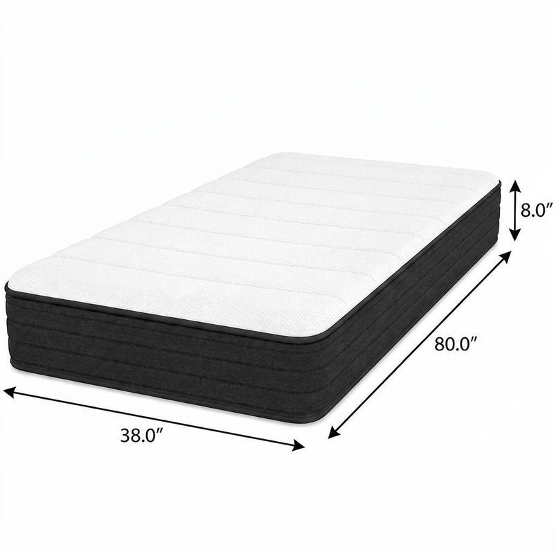 Gel Memory Foam Firm Hybrid Mattress - Twin Long
