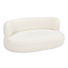 Load image into Gallery viewer, Shep - Curved Dog Sofa Bed Medium - Ivory White
