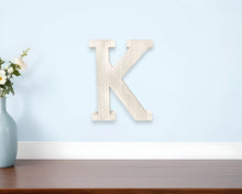 Load image into Gallery viewer, Letter K Tabletop Sculpture - White
