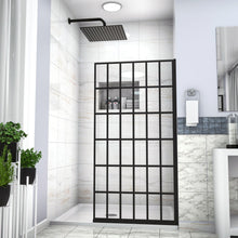 Load image into Gallery viewer, Frameless Fixed Shower Door, Open Entry Design
