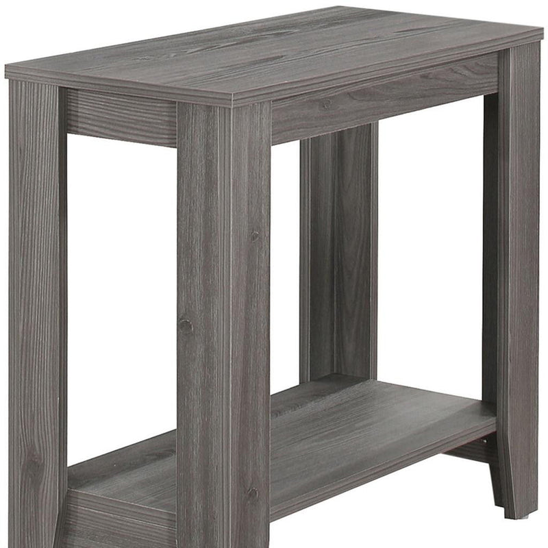 Console Table With Storage - Gray