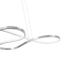 Load image into Gallery viewer, 40'' Metal LED Dimmable Chandelier - Silver
