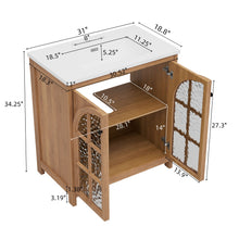 Load image into Gallery viewer, Vintage Farmhouse Bathroom Vanity With Ceramic Sink
