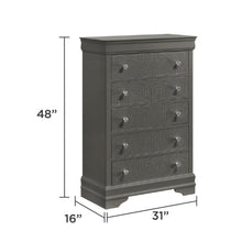 Load image into Gallery viewer, Blaze - 5 Drawer Chest
