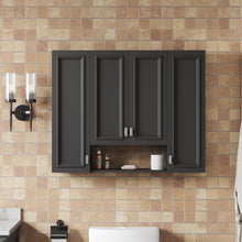 Load image into Gallery viewer, Wall Mounted Bathroom Cabinet With 5 Adjustable Shelves
