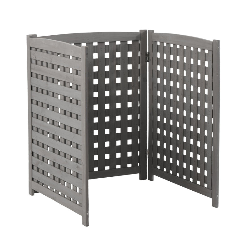 3 Panel Outdoor Air Conditioner Fence Screen