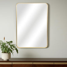 Load image into Gallery viewer, 30" Metal Accent Mirror - Gold
