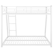 Load image into Gallery viewer, Metal Floor Bunk Bed, Twin over Full,White(OLD SKU:MF193244AAK)
