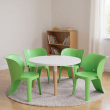 Load image into Gallery viewer, Heavy Duty Plastic Juvenile Chairs (Set of 4) - Green
