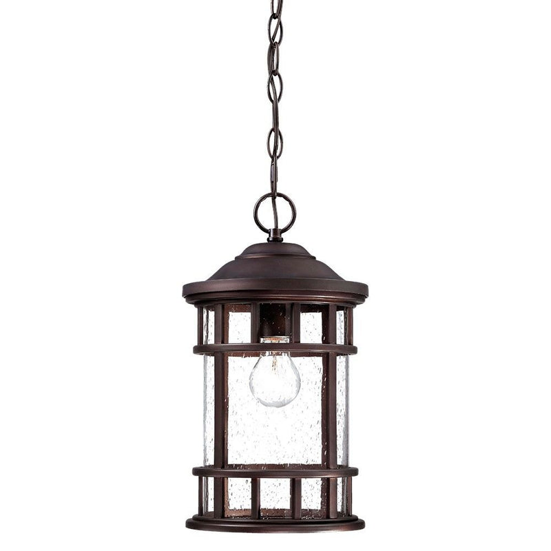 Lantern Seeded Metal Dimmable Chandelier With Clear Shades - Black