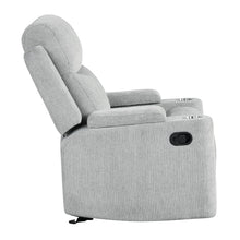 Load image into Gallery viewer, Galya - Motion Glider Recliner - Light Gray Chenille
