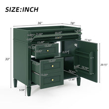 Load image into Gallery viewer, Bathroom Vanity With 2 Drawers And Tip-Out Drawer, Storage Cabinet
