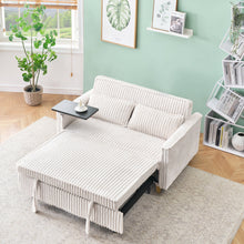 Load image into Gallery viewer, Pull Out Sofa With Movable Tabletop And USB Ports

