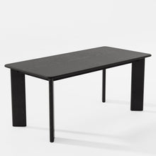 Load image into Gallery viewer, 66" Solid Wood Dining Table - Black
