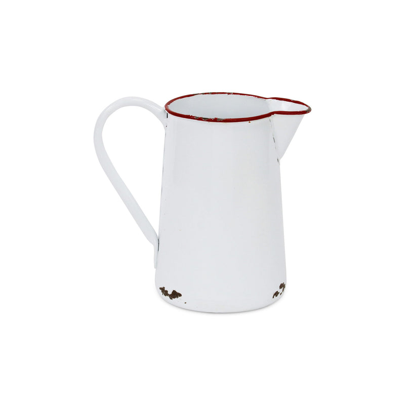 Farm Fresh Chicken Decorative Jug - Black / White